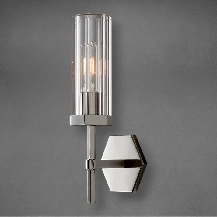 Lameth Hexagonal Wall Sconce 14"19"