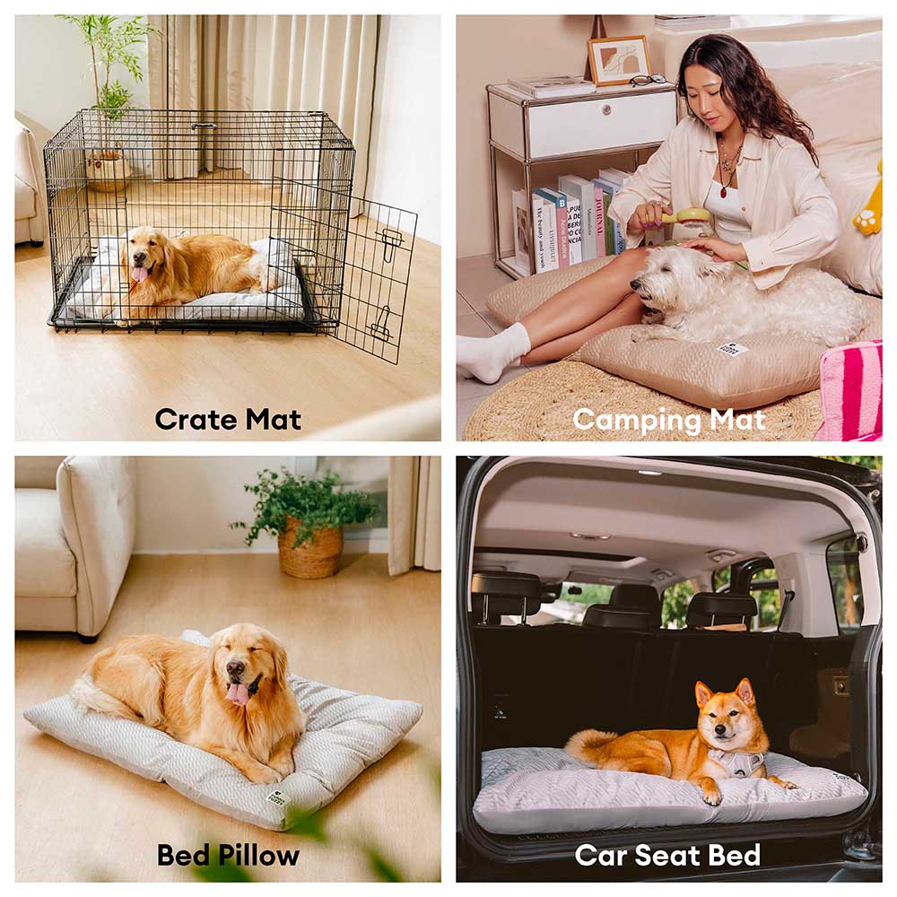Dual-Sided Cozy Plush Calming Washable Dog Mats