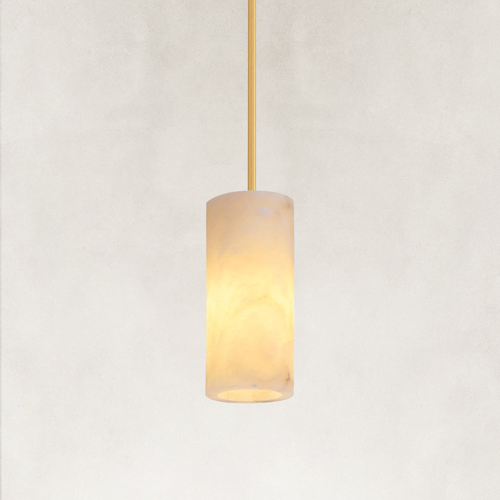 Lume Alabaster Pendant Lights 4"D