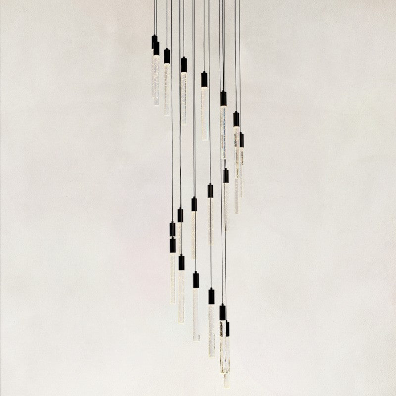 Lumora Cascade High Ceiling Chandelier 20"D