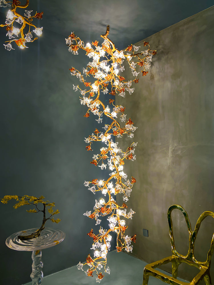 Luxury Villa Elegant Villa Blossom and Branch Chandelier,-Joyfuzzy