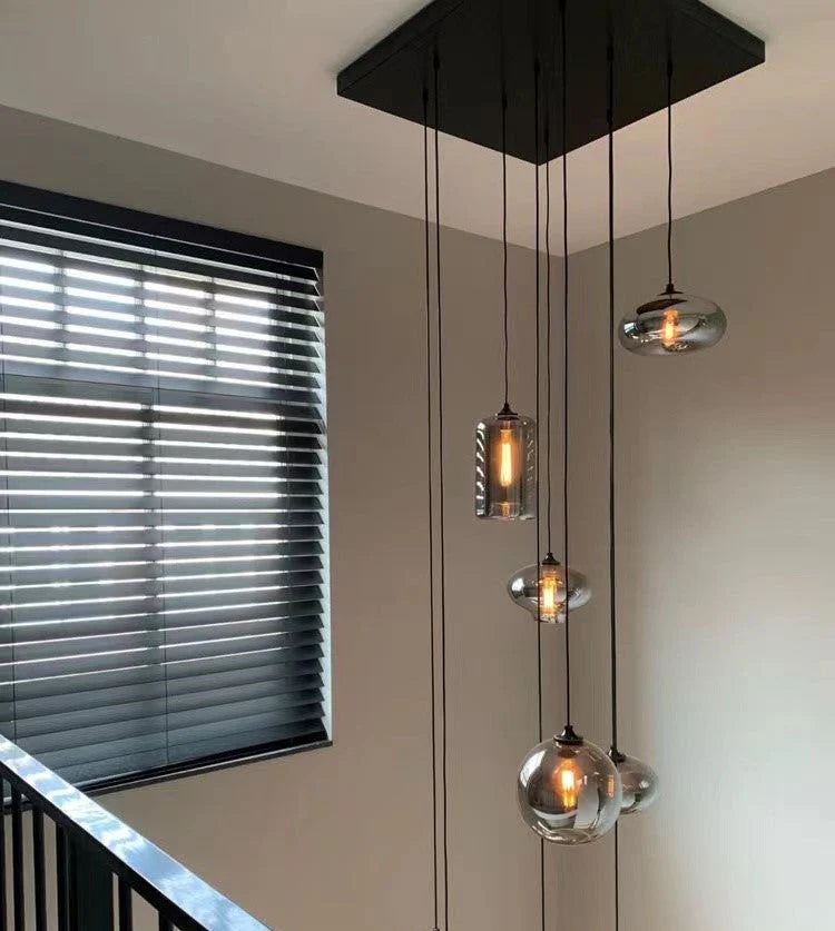 Modern Pendant Fixture light For 2 Story Foyer