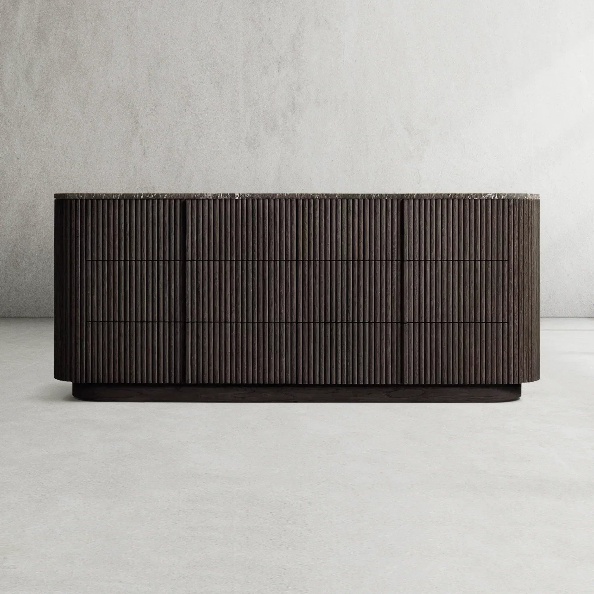 Mulholland Modern Stone 6-Drawer Dresser