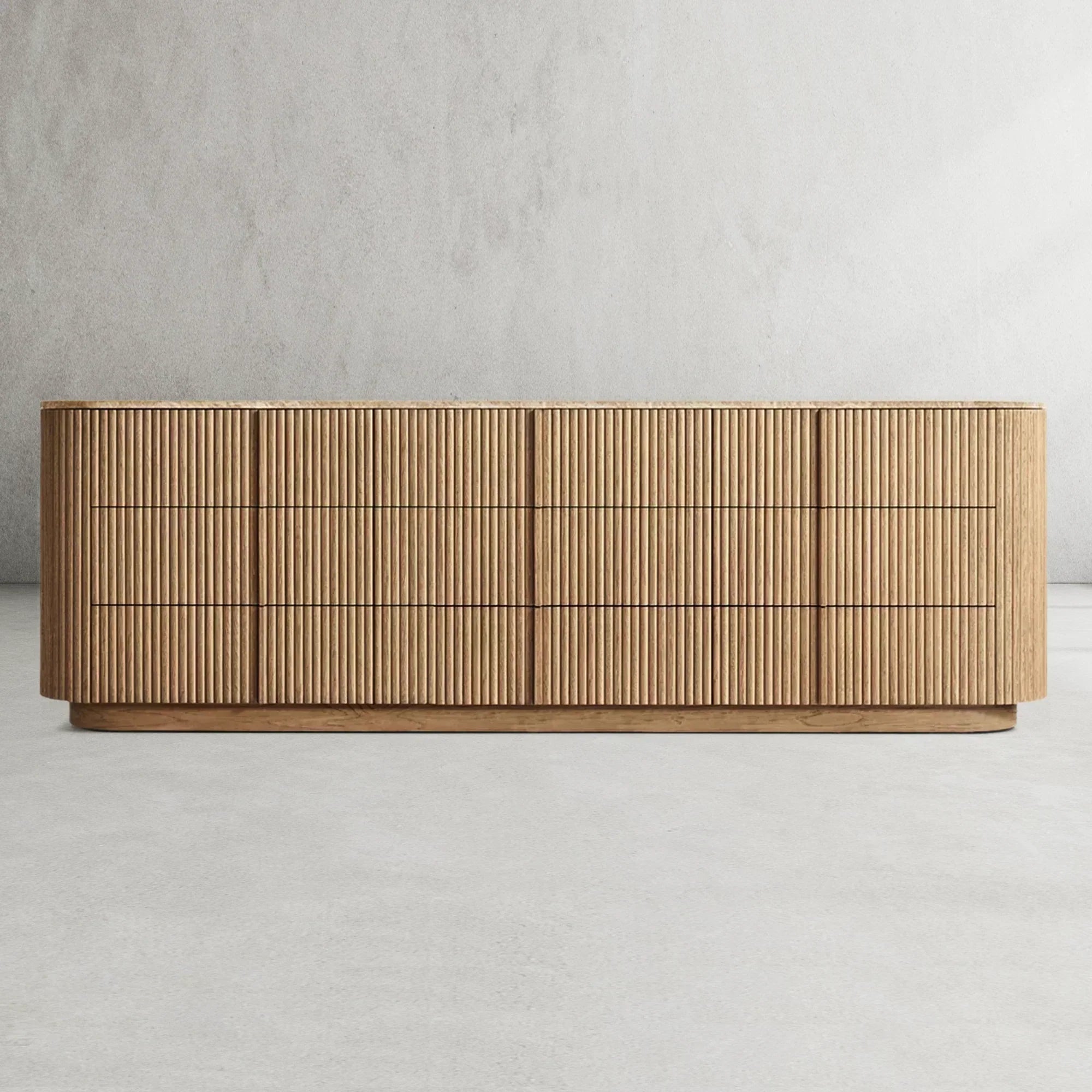 Mulholland Modern Stone 9-Drawer Dresser