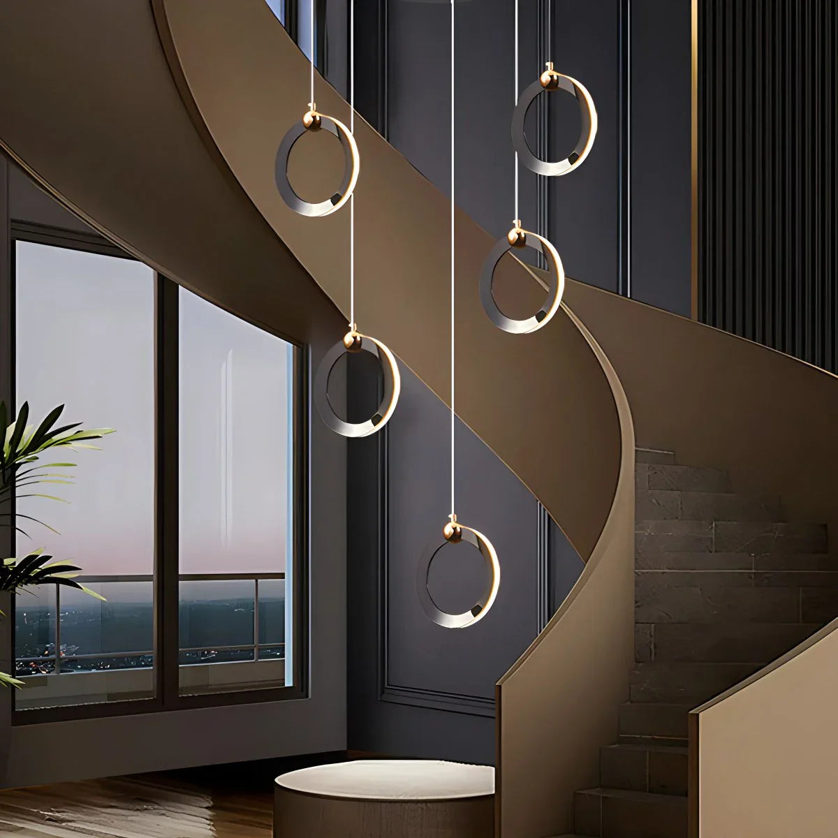 Joyfuzzy Nordic LED Ceiling Chandelier