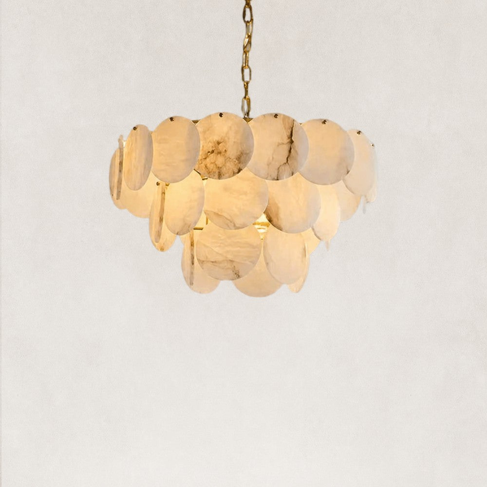 Oriella Grand Multi-Tier Alabaster Chandelier