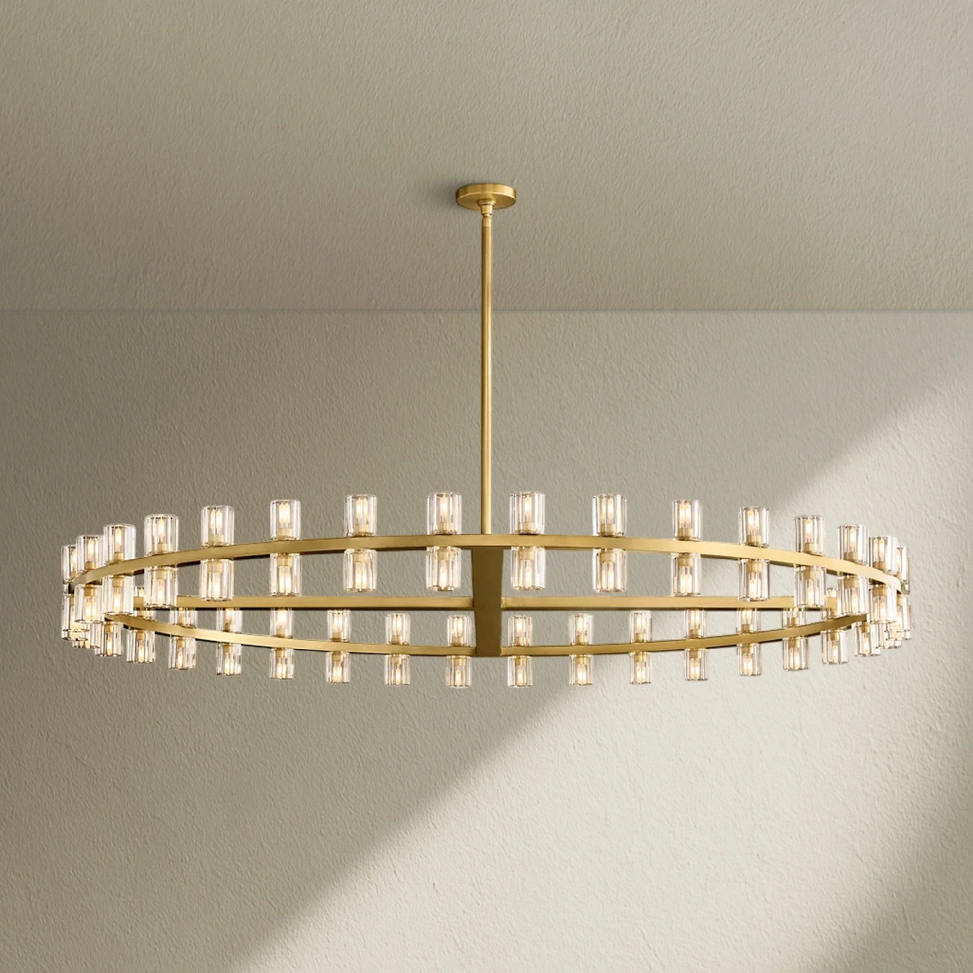 Arcfz Crystal Round Chandelier 60"