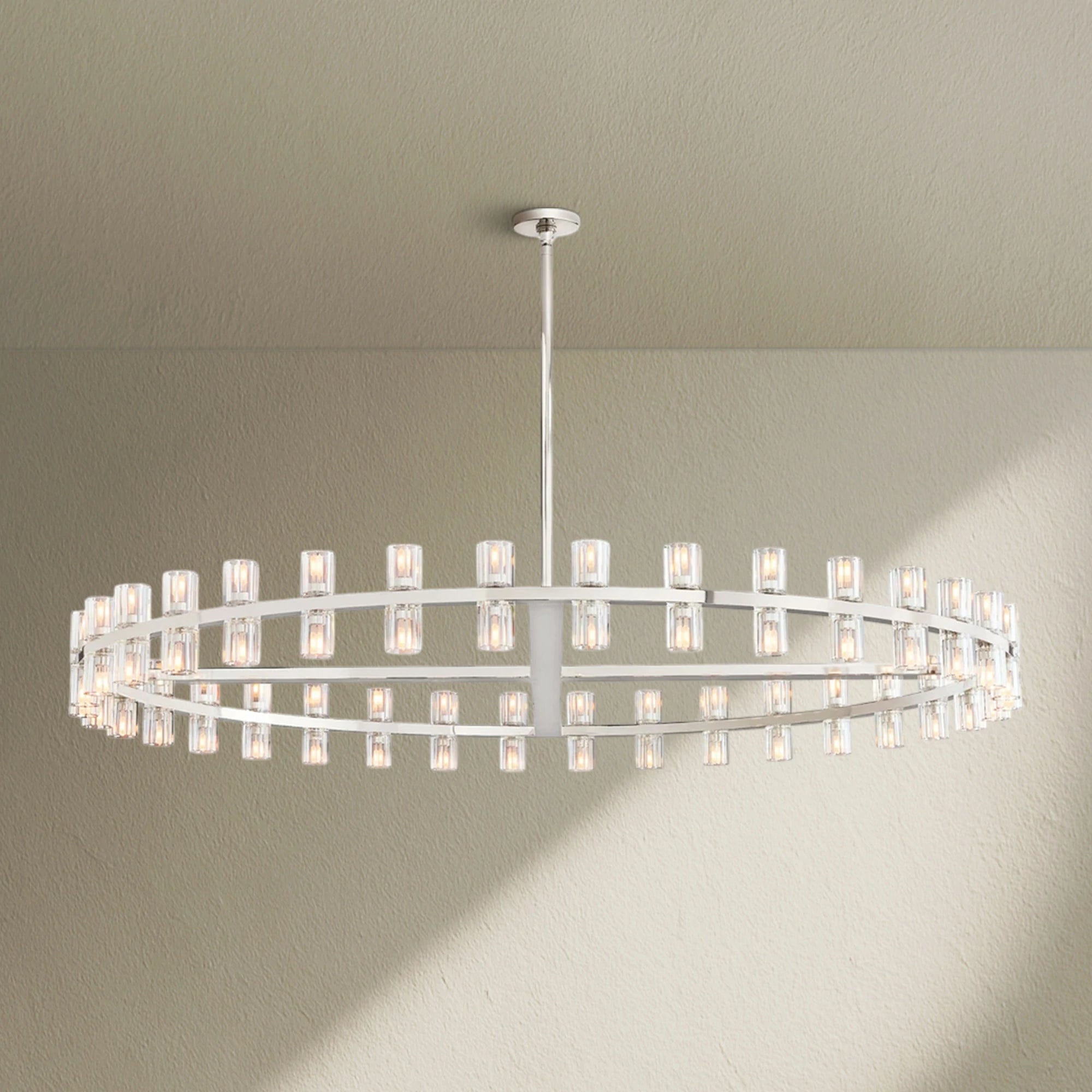Arcfz Crystal Round Chandelier 60"
