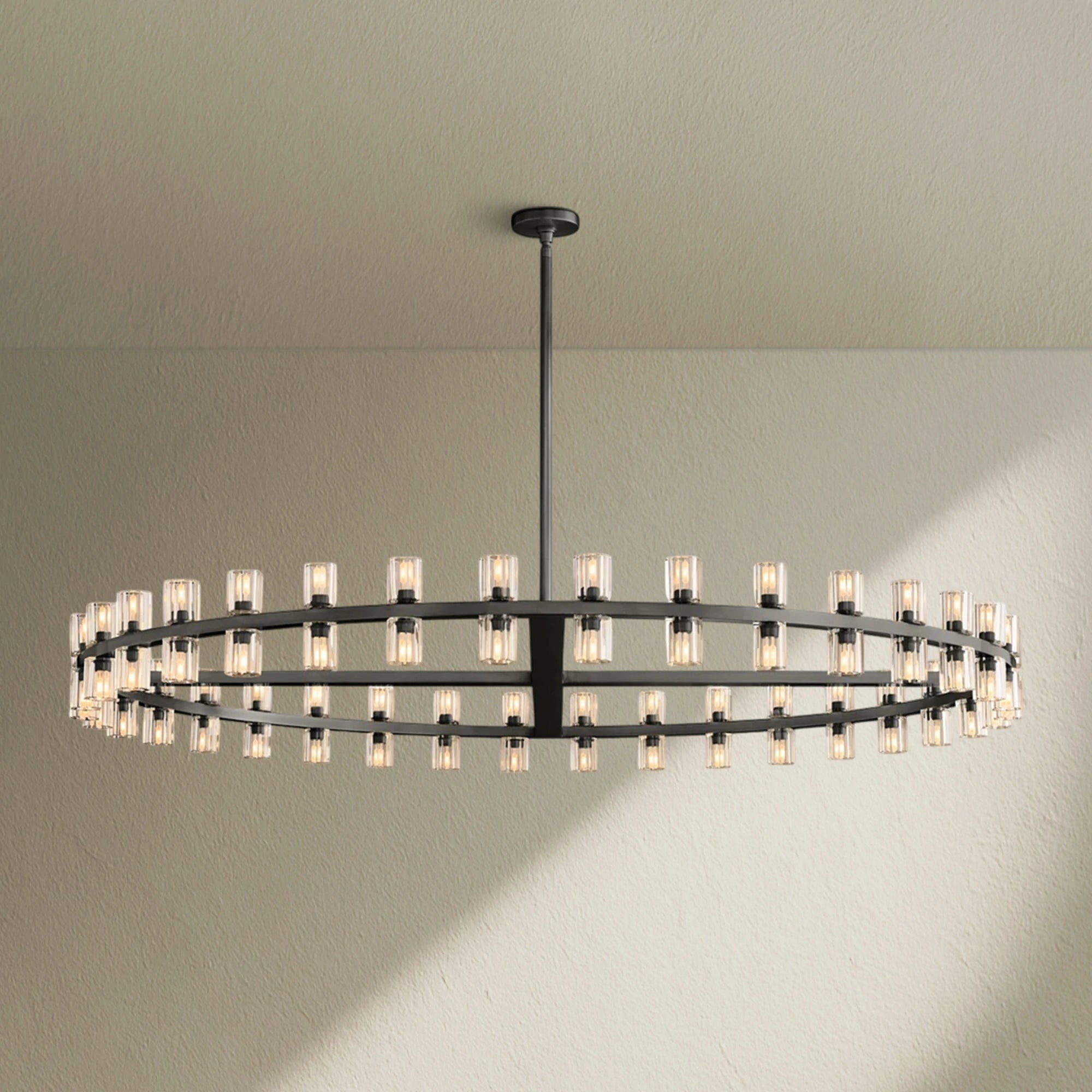 Arcfz Crystal Round Chandelier 60"