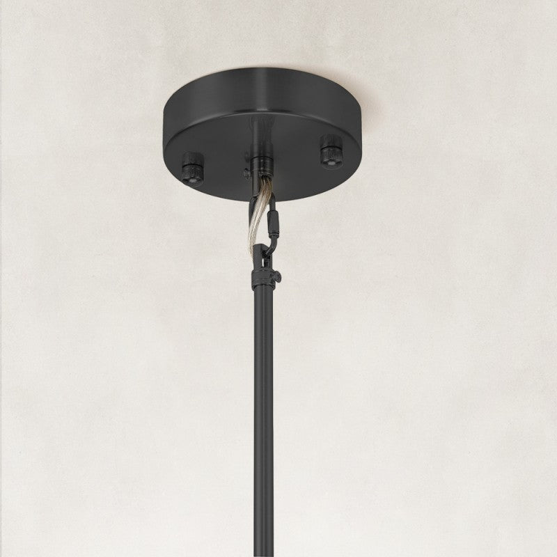 Solara Alabaster 2-Tier Round Pendant 13"D