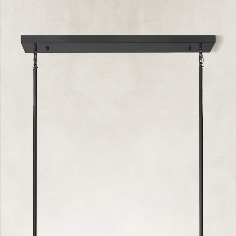 Solenne Alabaster Rectangular Chandelier 55"W