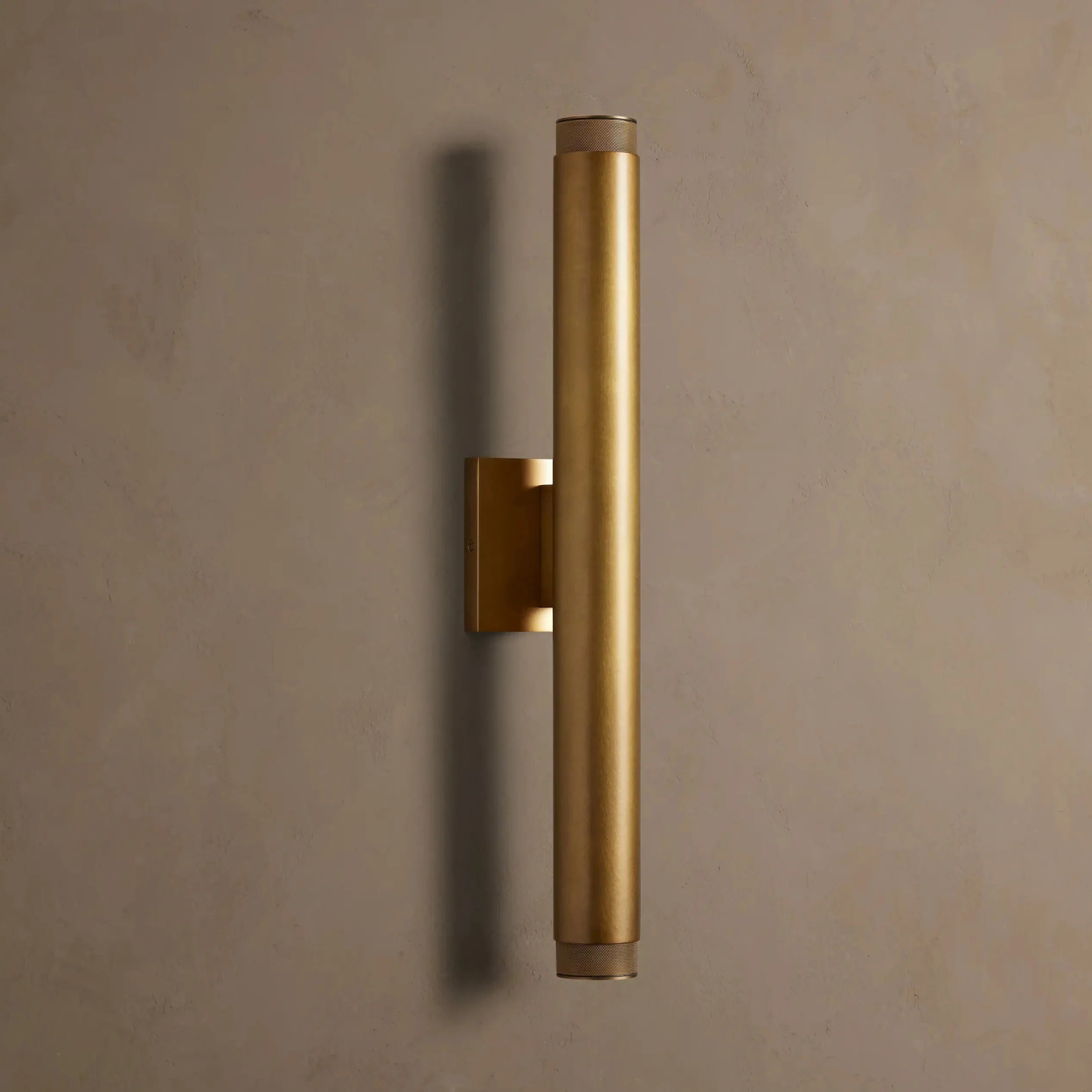Spotlight Outdoor Sconce in Brass