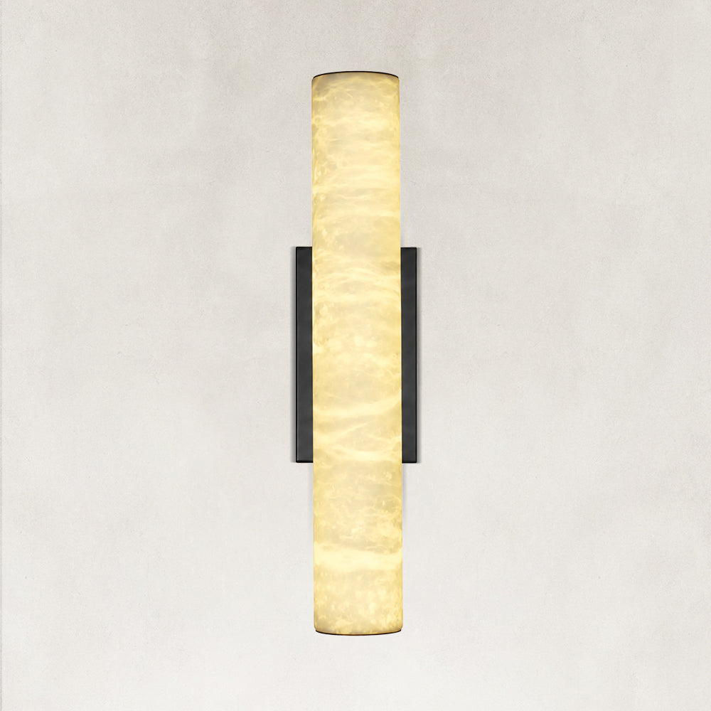 Sylva Palladian Alabaster Wall Sconce 20"H