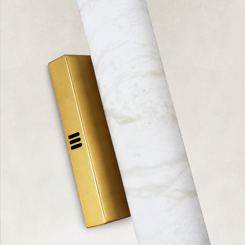 Sylva Palladian Alabaster Wall Sconce 20"H