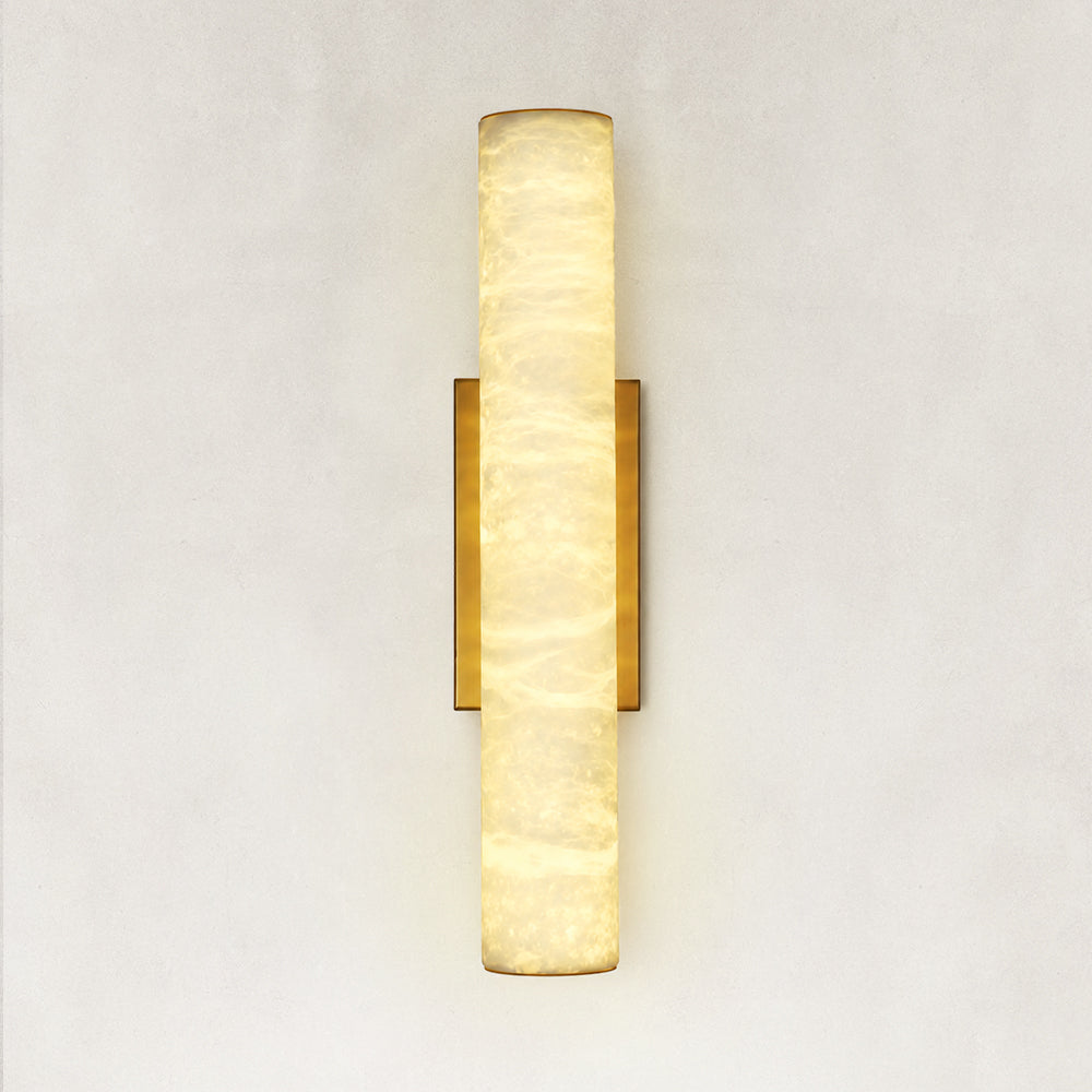 Sylva Palladian Alabaster Wall Sconce 20"H