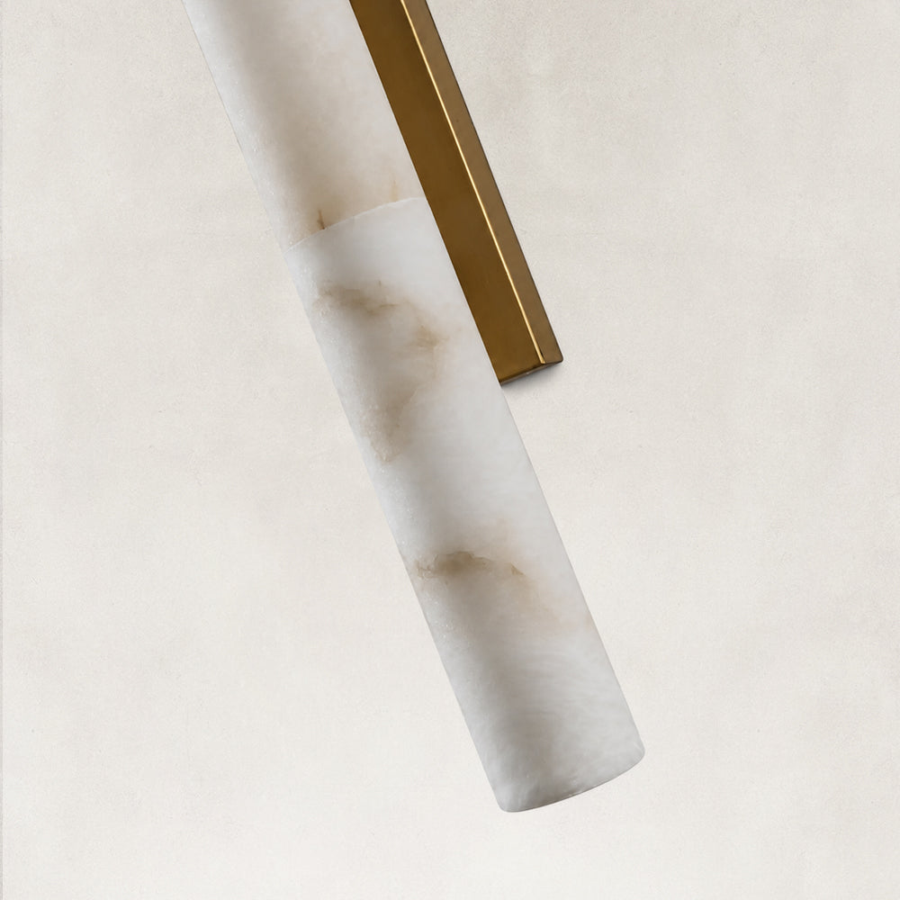 Sylva Palladian Alabaster Wall Sconce