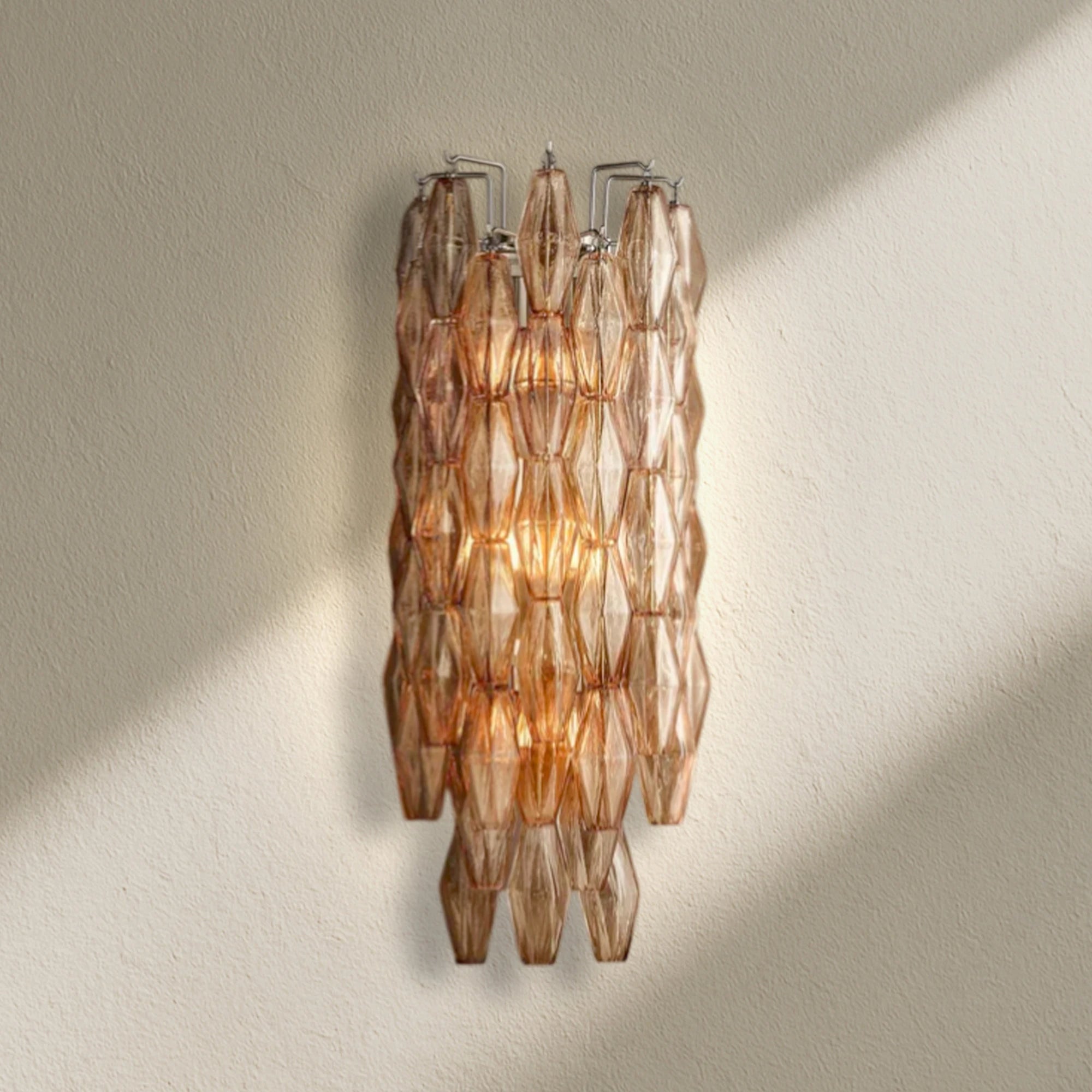 CHRAFZ Glass Short Wall Sconce