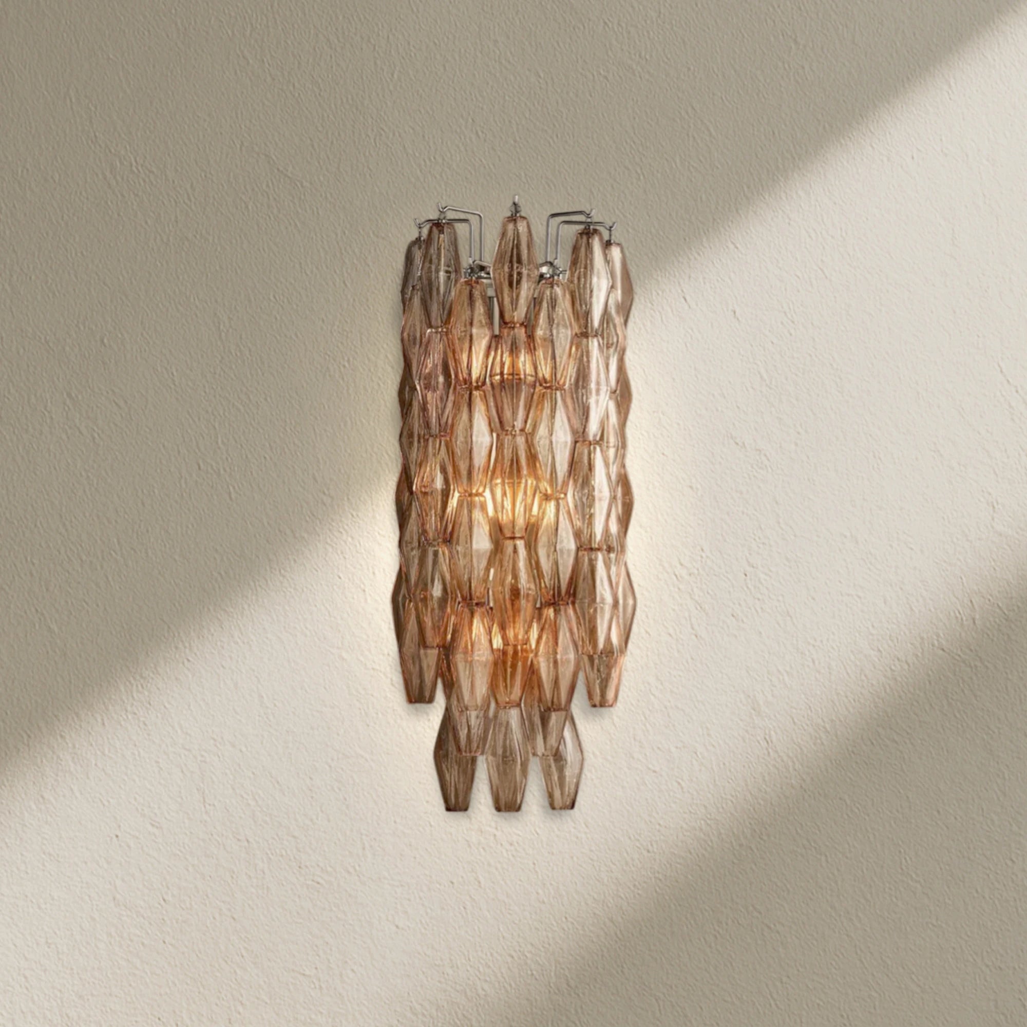 CHRAFZ Glass Short Wall Sconce
