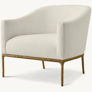 Thadeus Barrelback Slope Arm Chair