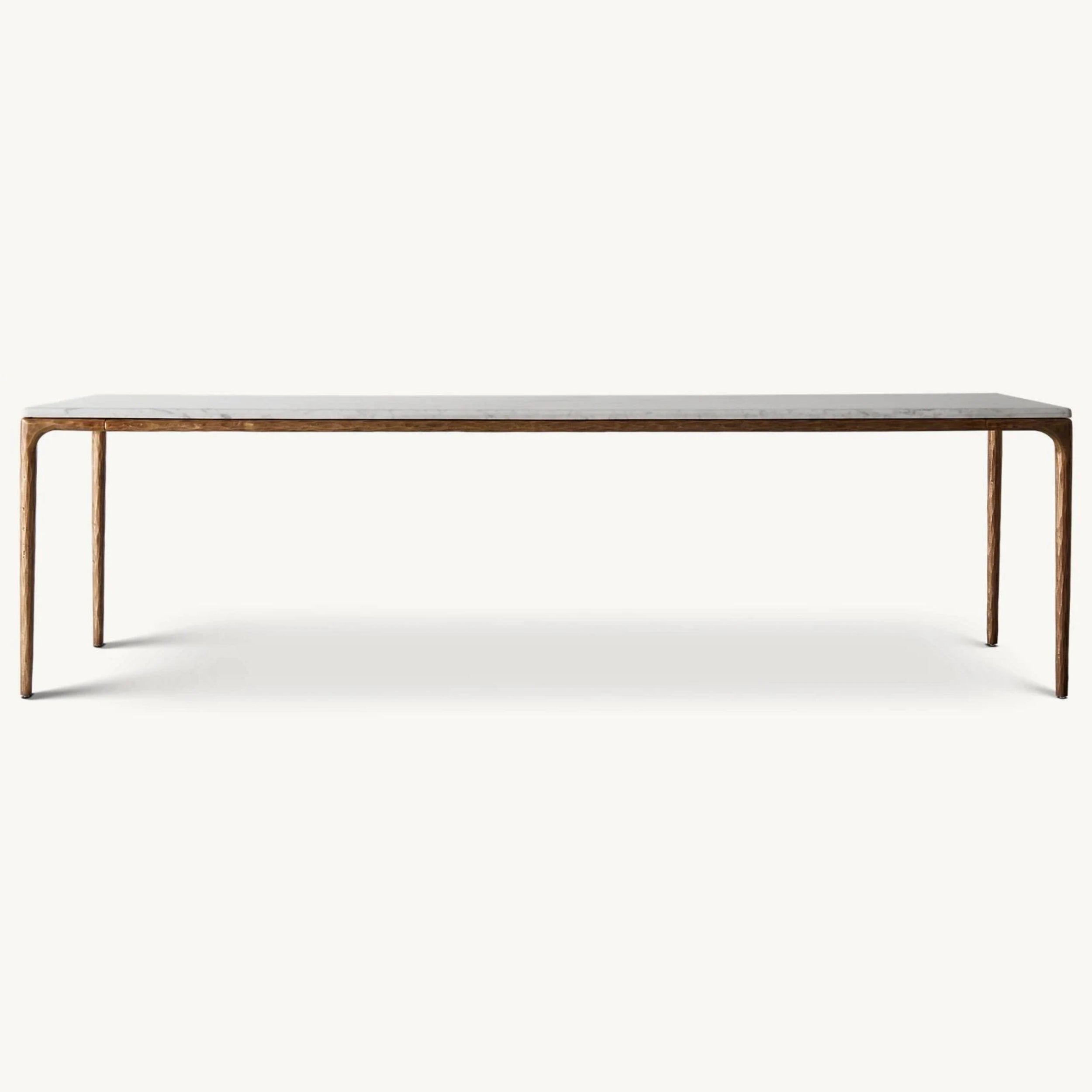 Thadeus Marble Rectangular Dining Table