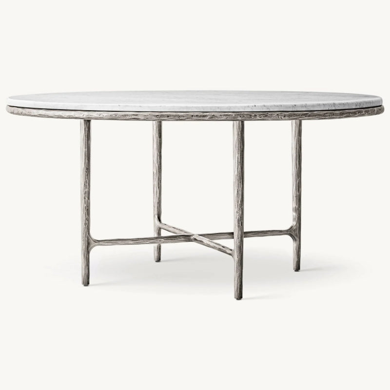 Thadeus Marble Round Dining Table