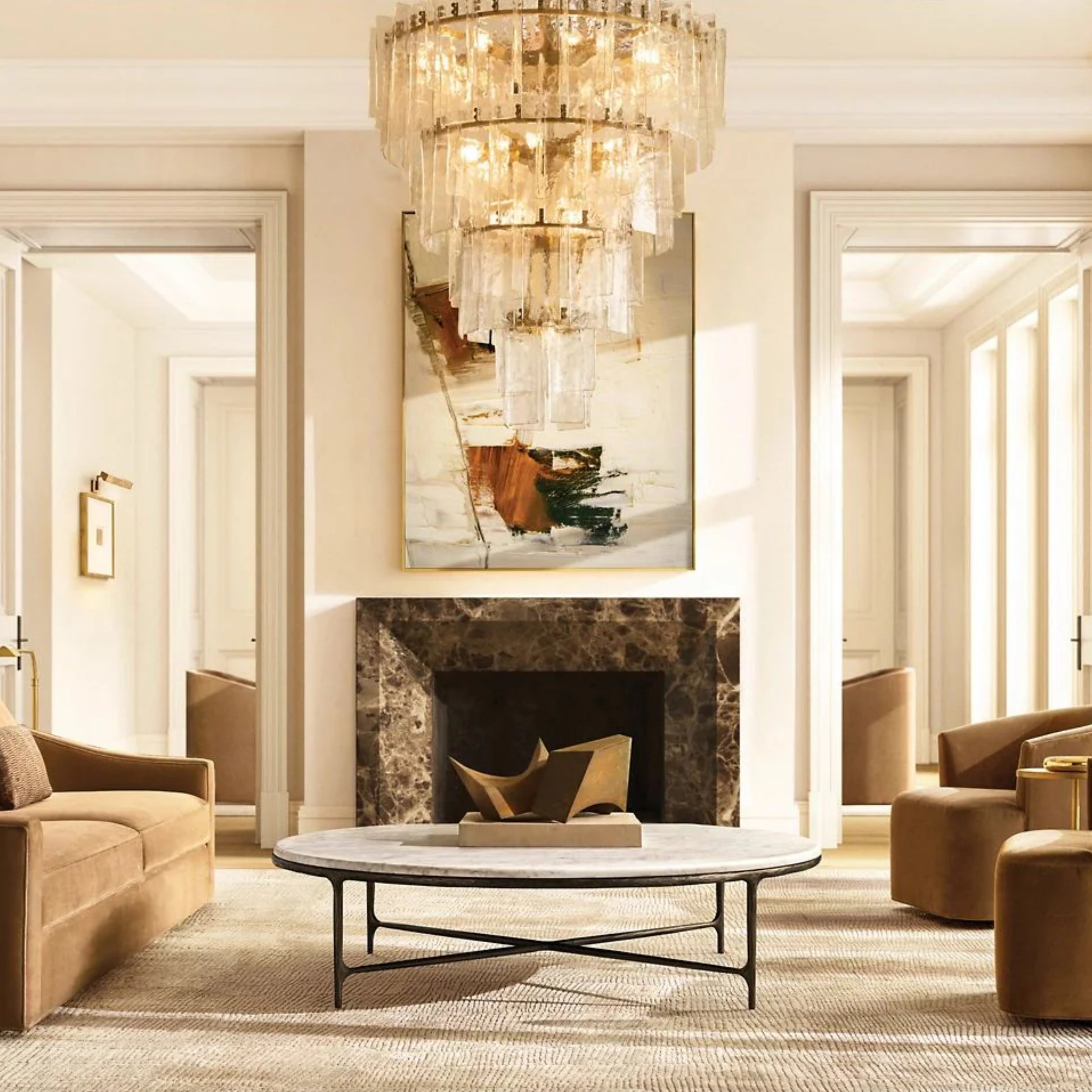 Thadeus Marble Round Coffee Table