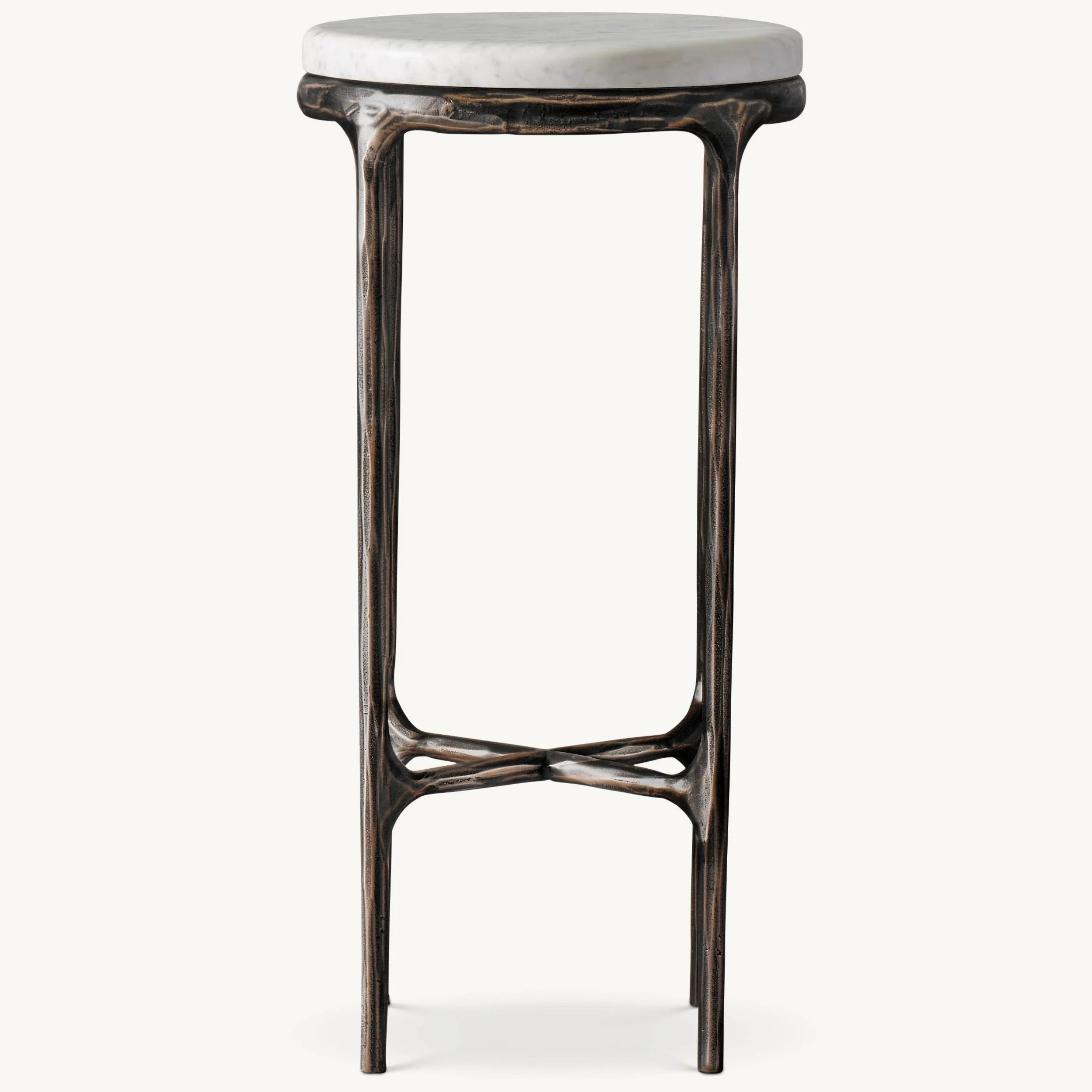 Thadeus Marble Round Side Table For living Room