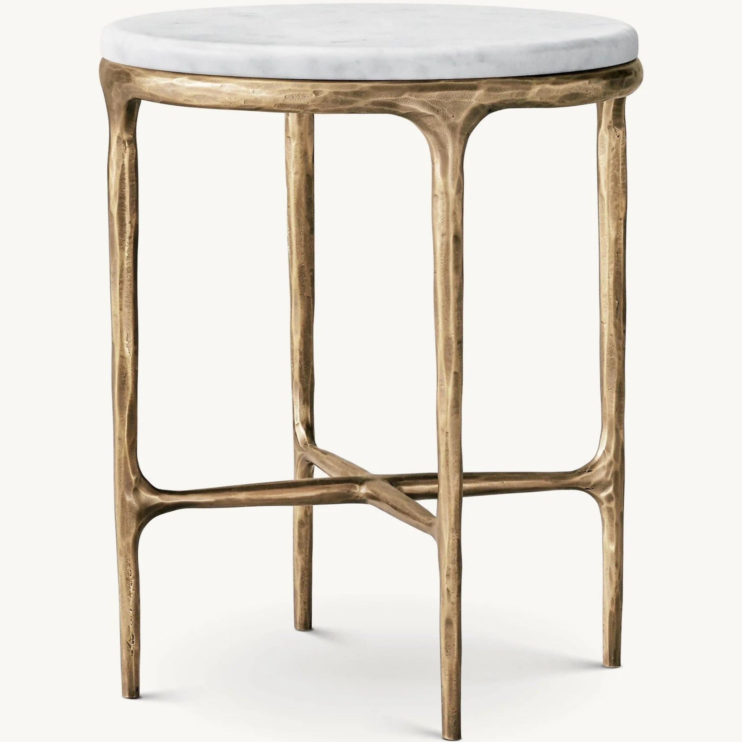 Thadeus Marble Round Side Table For living Room