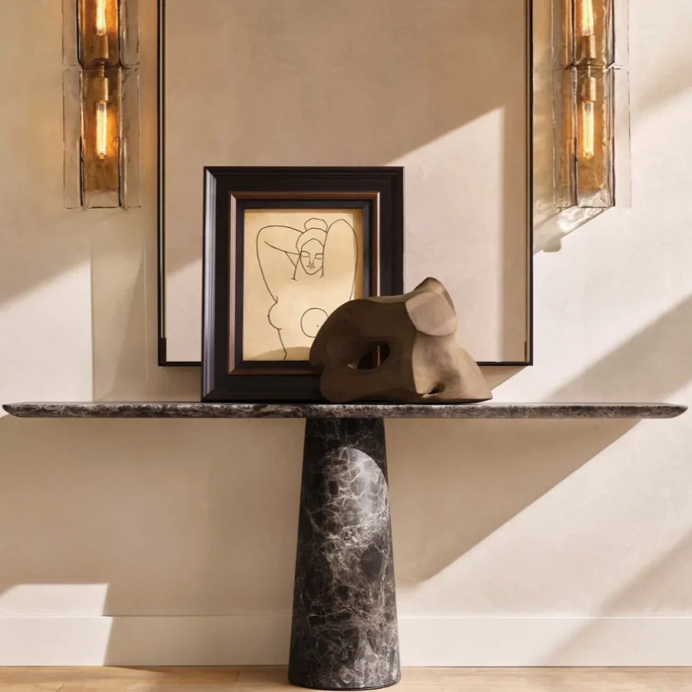 Lafz Smoke Glass Sconce 15"