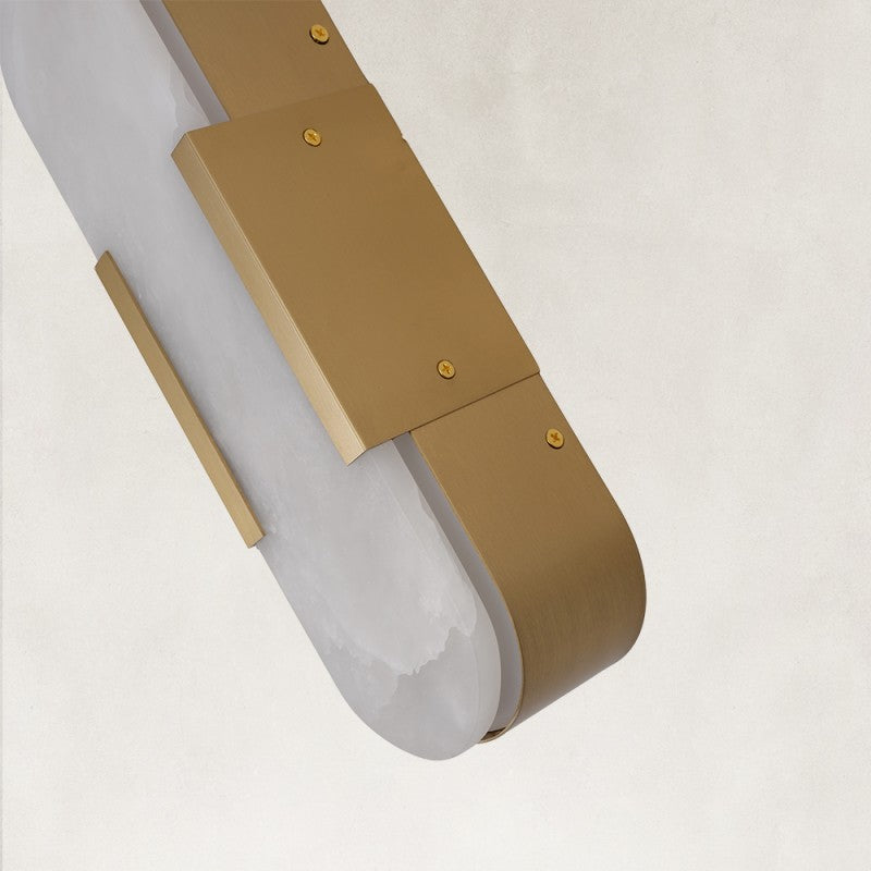 Velo Alabaster Wall Sconce 20"H