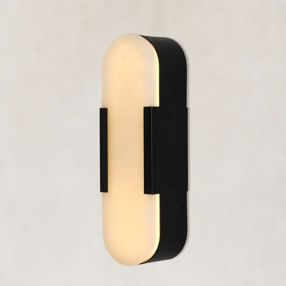Velo Alabaster Wall Sconce 14"H