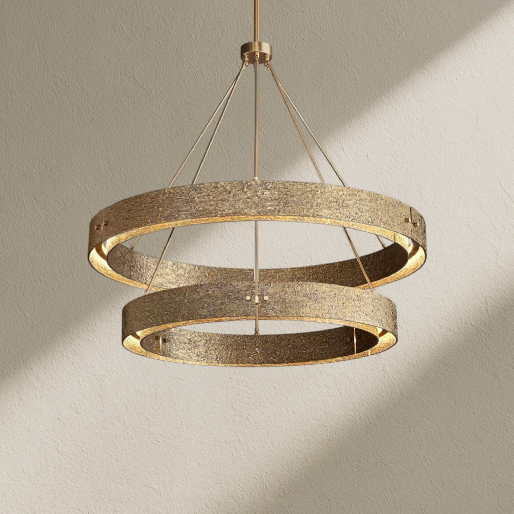 veufz Two-Tier Round Chandelier D 60"