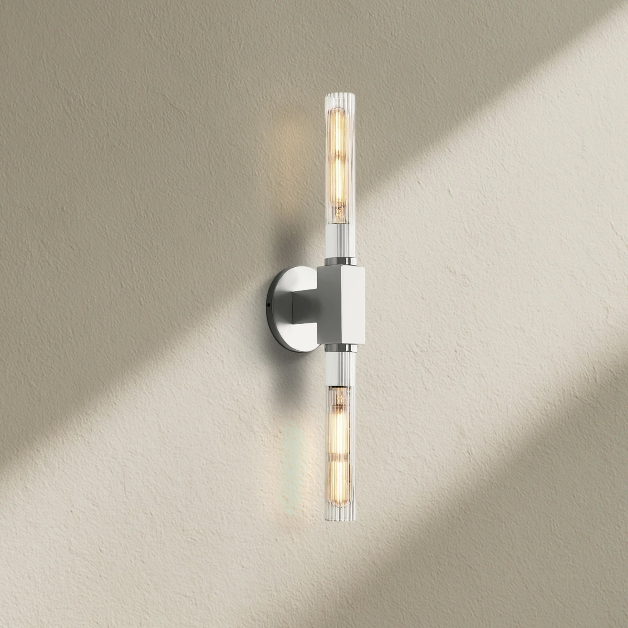 Cannfz Glass Linear Wall Sconce