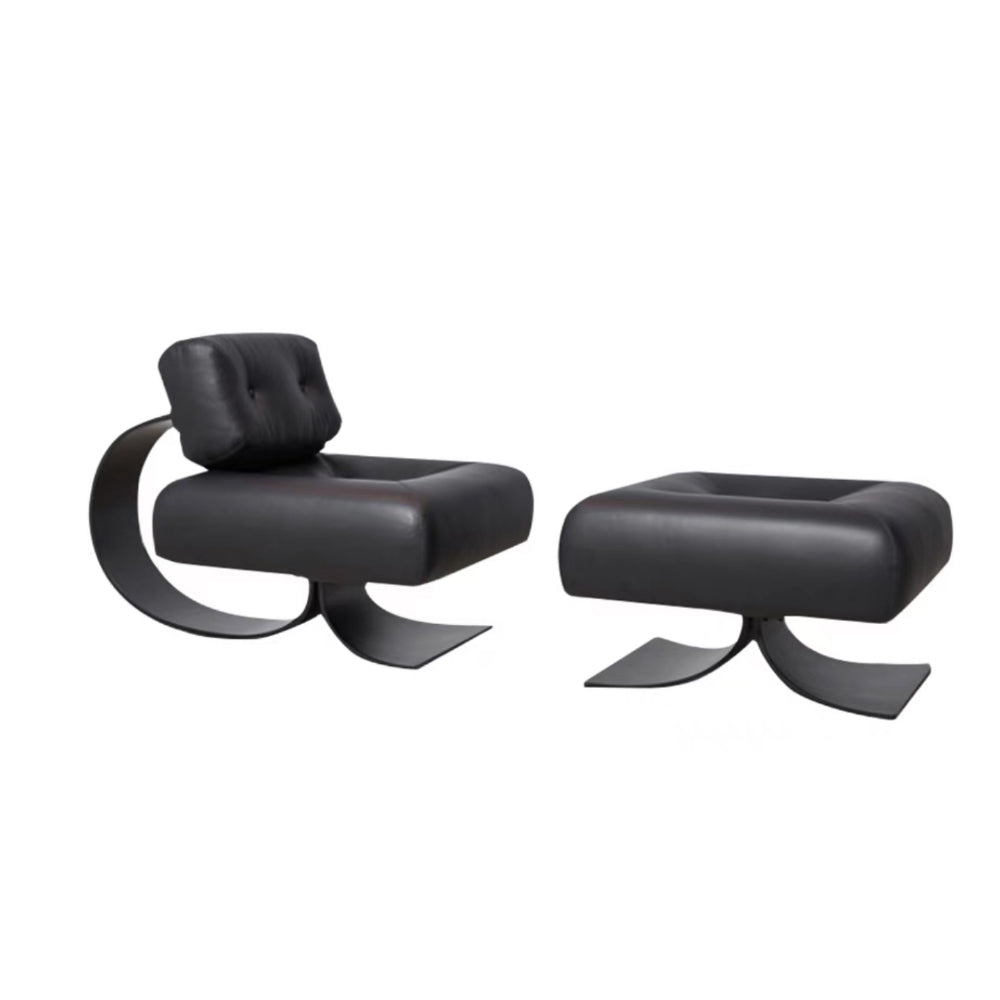 Accent Chairs Set of 2 - Funky Furniture Black Chairs for Stylish Living Spaces