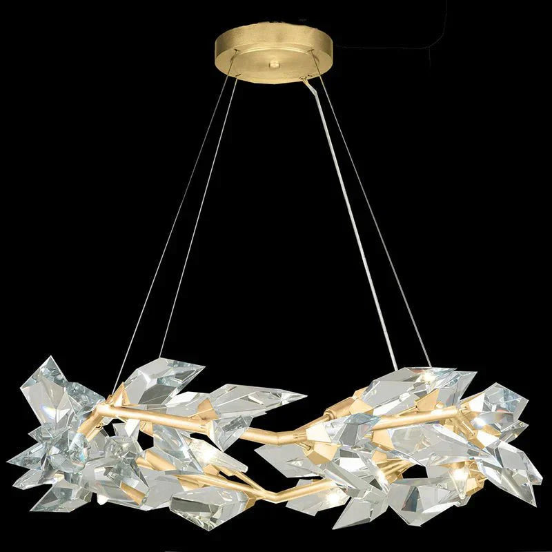 Addison 34" Crystal Chandelier - Joyfuzzy