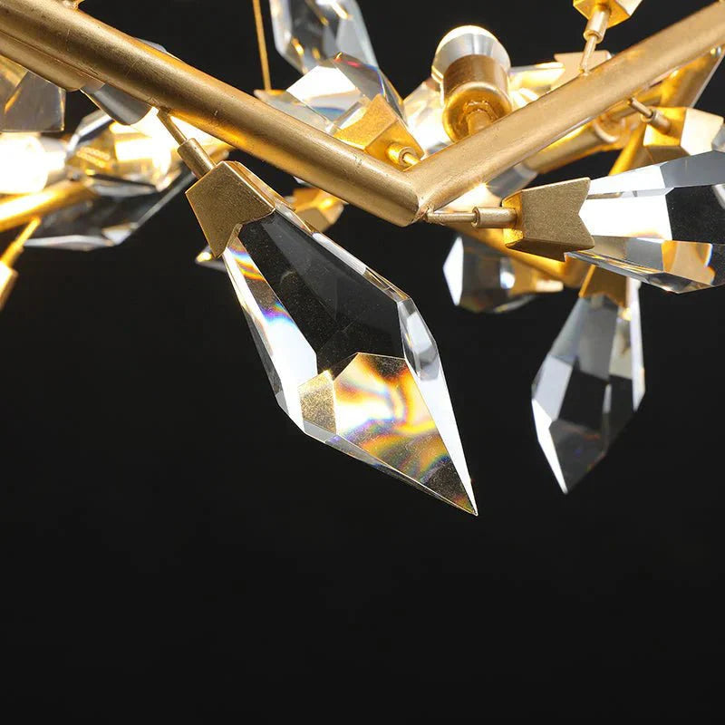 Addison 34" Crystal Chandelier - Joyfuzzy
