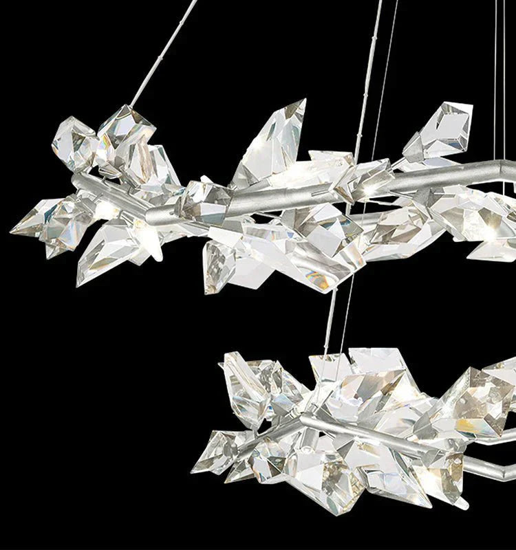 Addison 55" Round Crystal Chandelier - Joyfuzzy