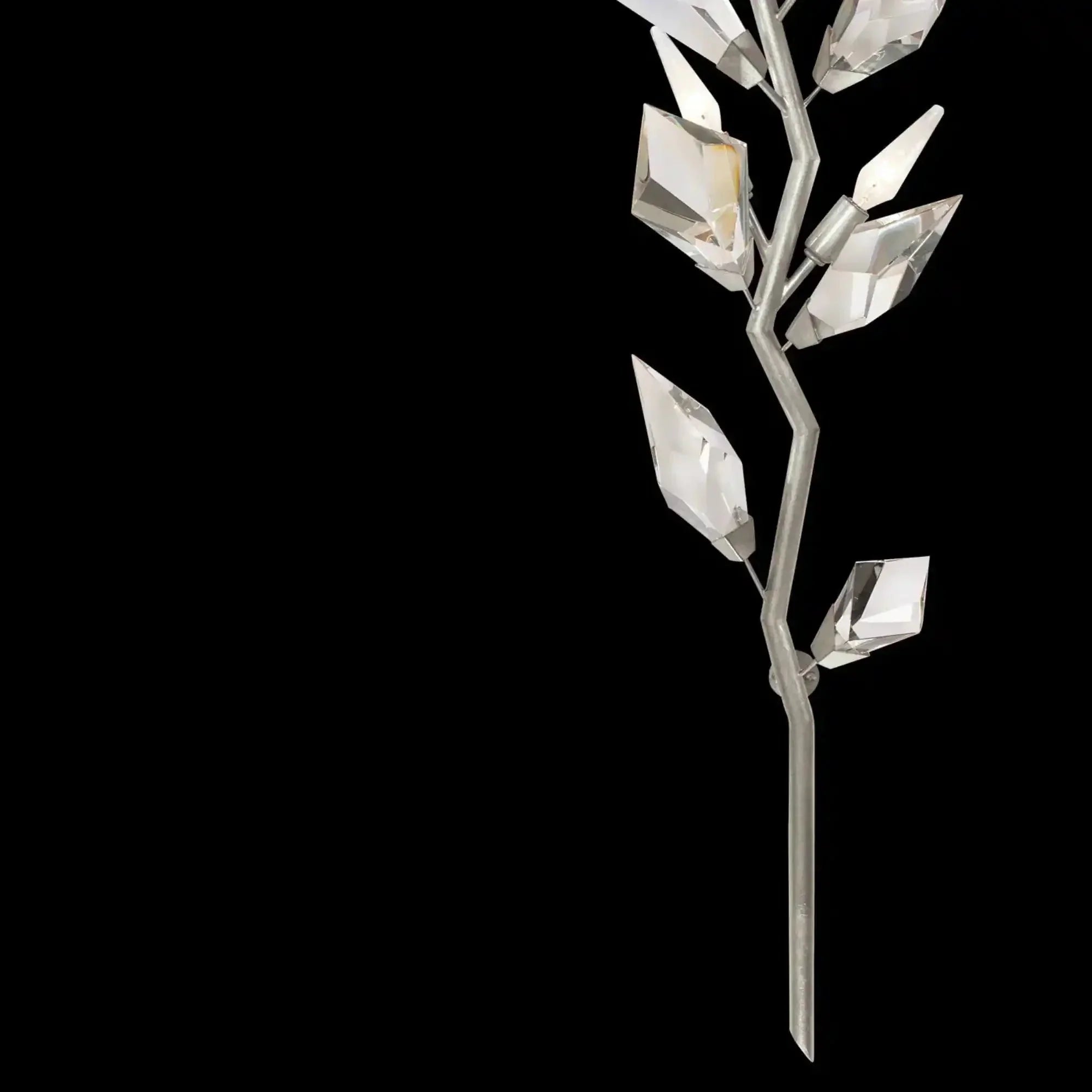 Addison 58" Gold&Silver Crystal Sconce - Joyfuzzy