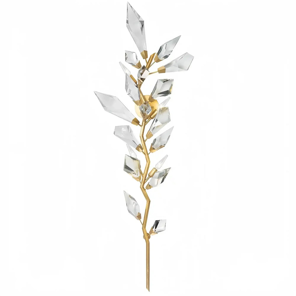 Addison 58" Gold&Silver Crystal Sconce - Joyfuzzy