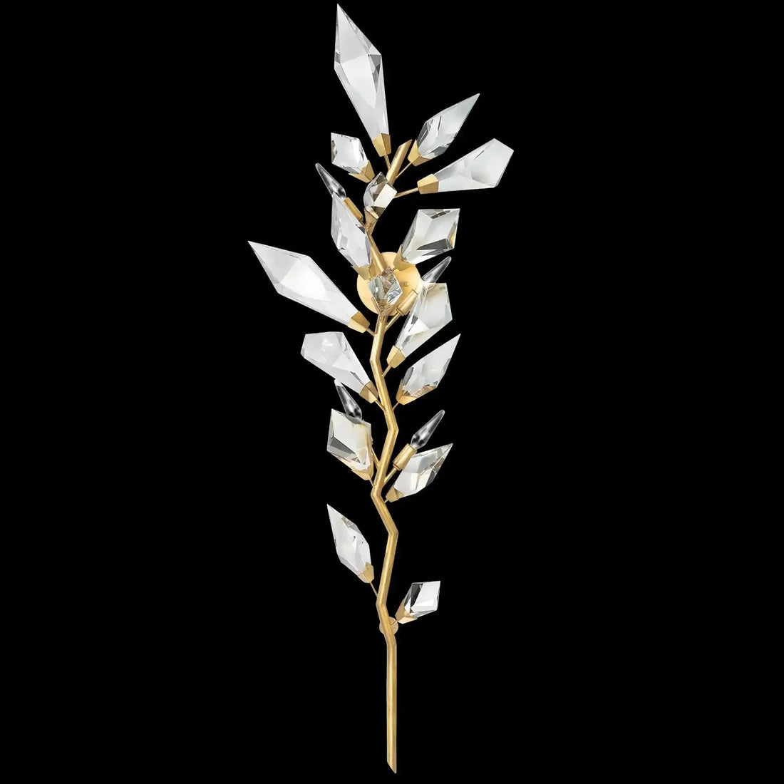 Addison 58" Gold&Silver Crystal Sconce - Joyfuzzy