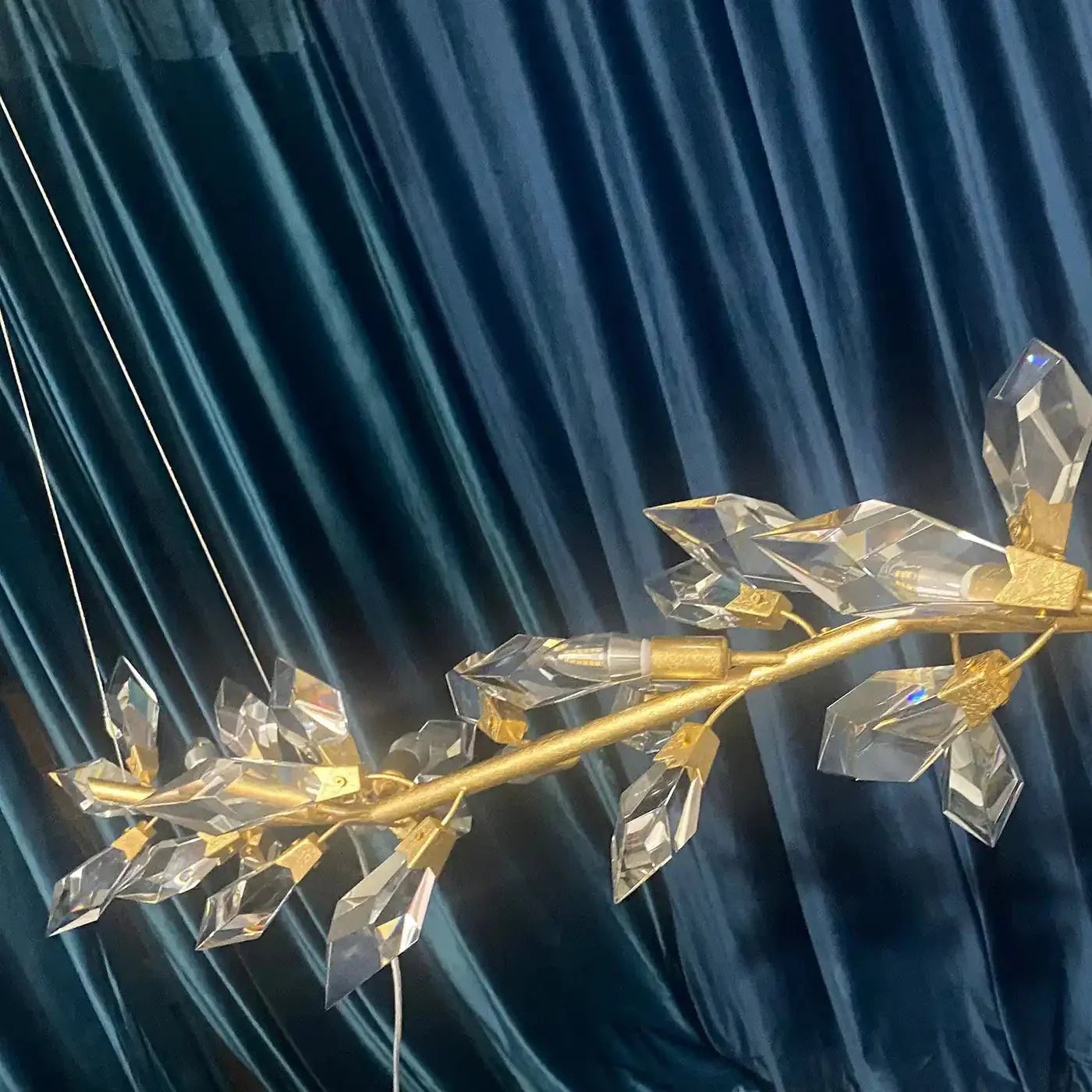 Addison 63.5" Linear Crystal Chandelier - Joyfuzzy
