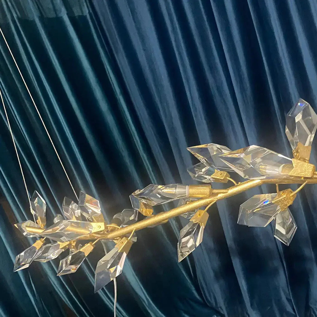 Addison 63.5" Linear Crystal Chandelier - Joyfuzzy