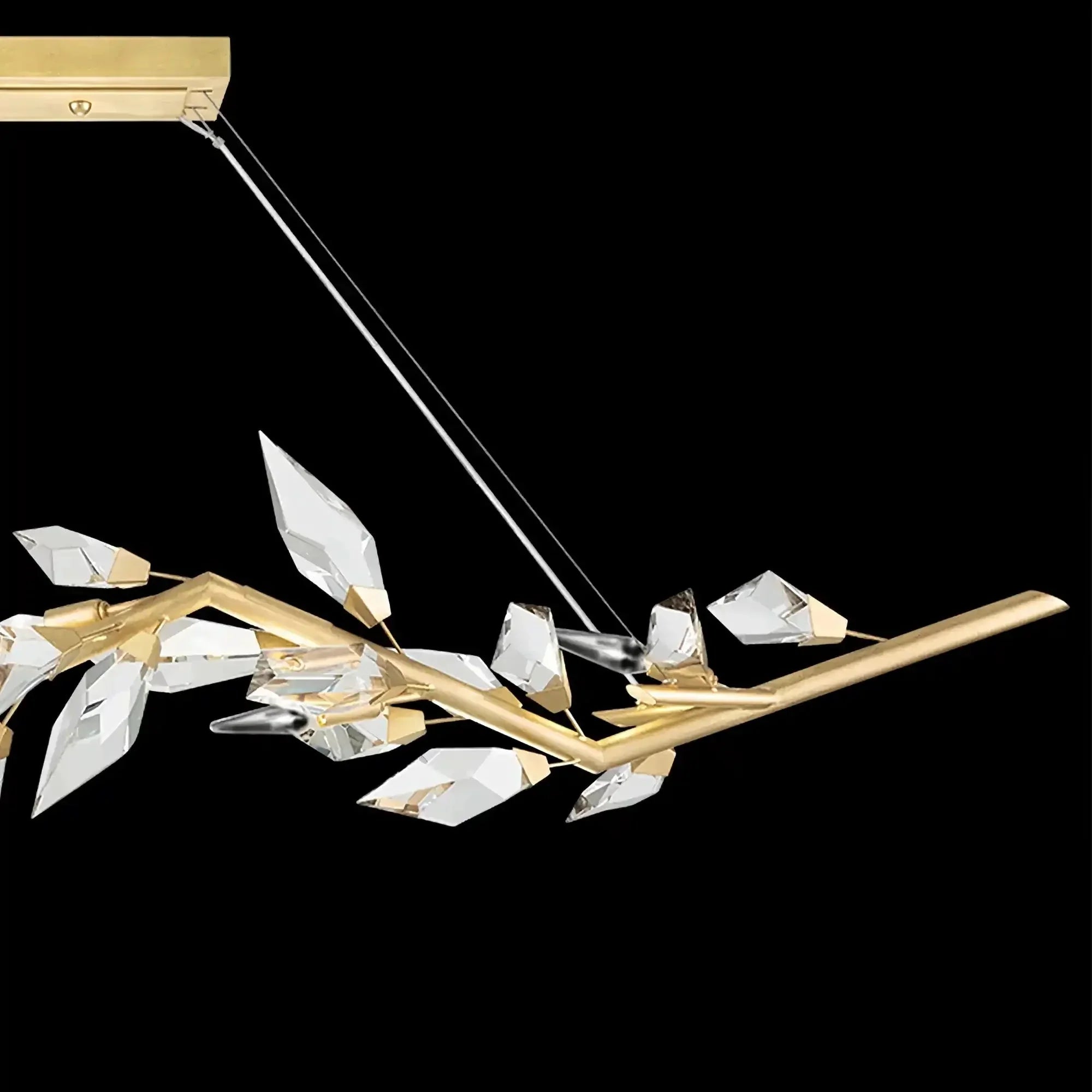 Addison 63.5" Linear Crystal Chandelier - Joyfuzzy