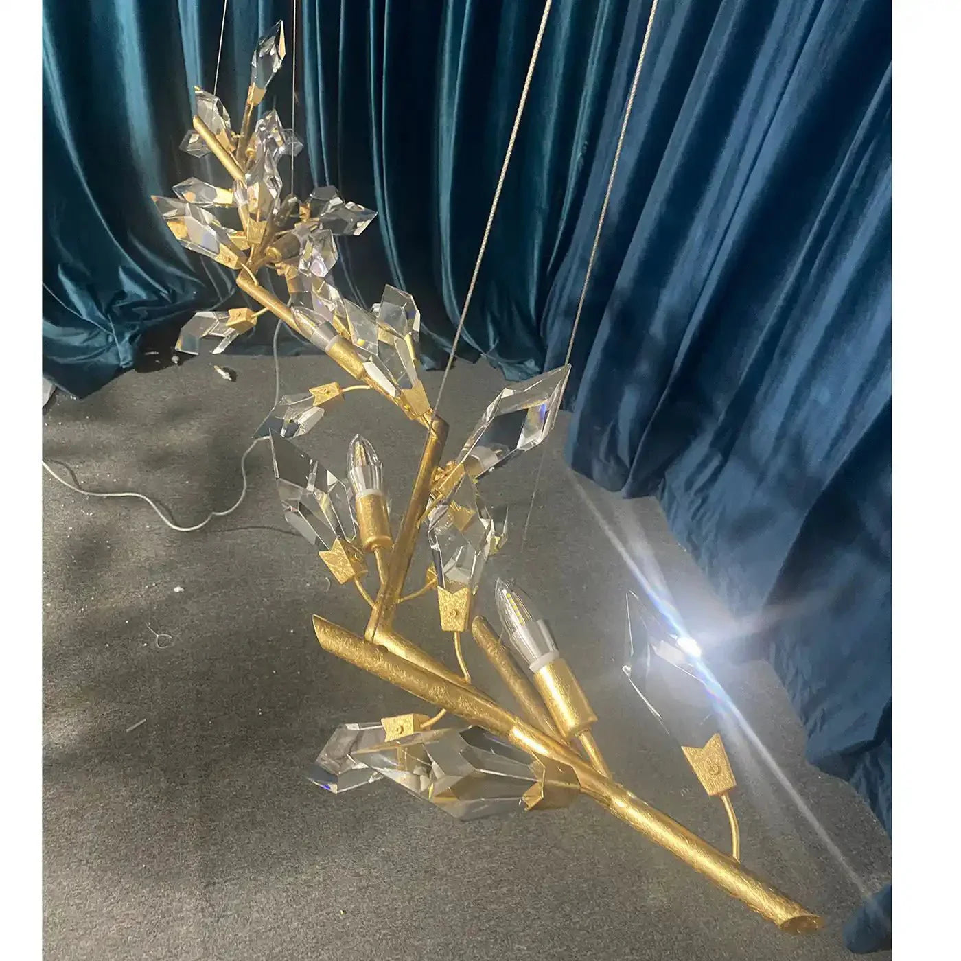 Addison 72" Linear Crystal chandelier - Joyfuzzy