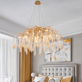 Agnes Brass Branch Crystal Chandelier - 35.43