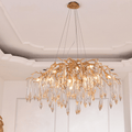 Agnes Brass Branch Crystal Chandelier - 41.34