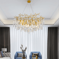 Agnes Round Branch Crystal Chandelier - 23.62