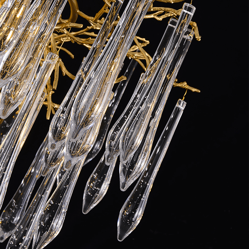 Agnes Round Branch Crystal Chandelier - 23.62" diamJoyfuzzy