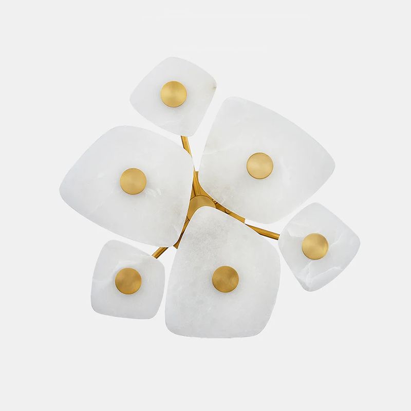 Alabaster 6 Lights Surface Ceiling Light