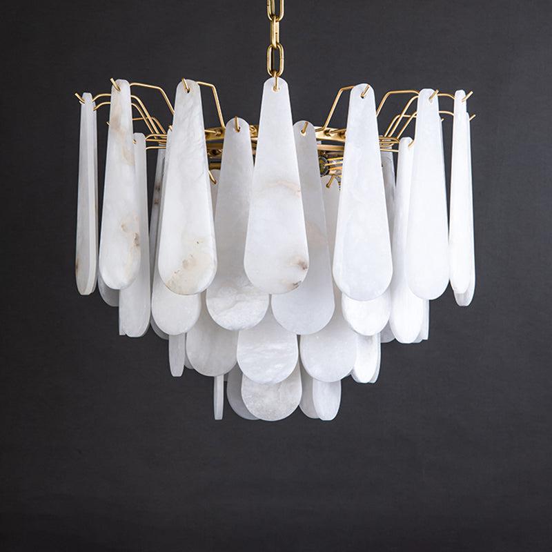 Alabaster Anne Foyer Art Chandelier - D 31.5"Joyfuzzy